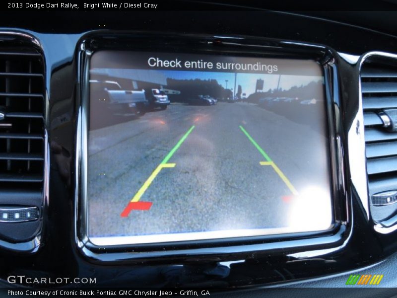 Bright White / Diesel Gray 2013 Dodge Dart Rallye