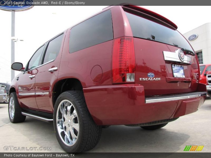 Red-E / Ebony/Ebony 2007 Cadillac Escalade AWD
