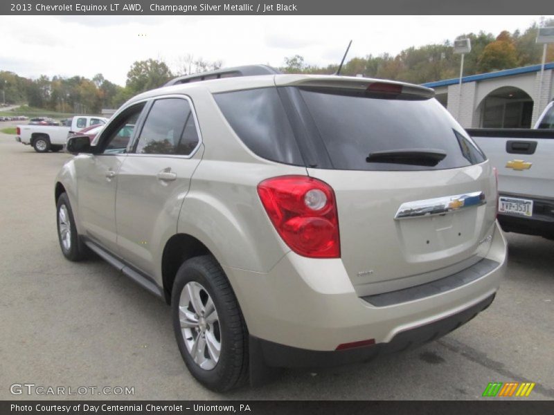 Champagne Silver Metallic / Jet Black 2013 Chevrolet Equinox LT AWD