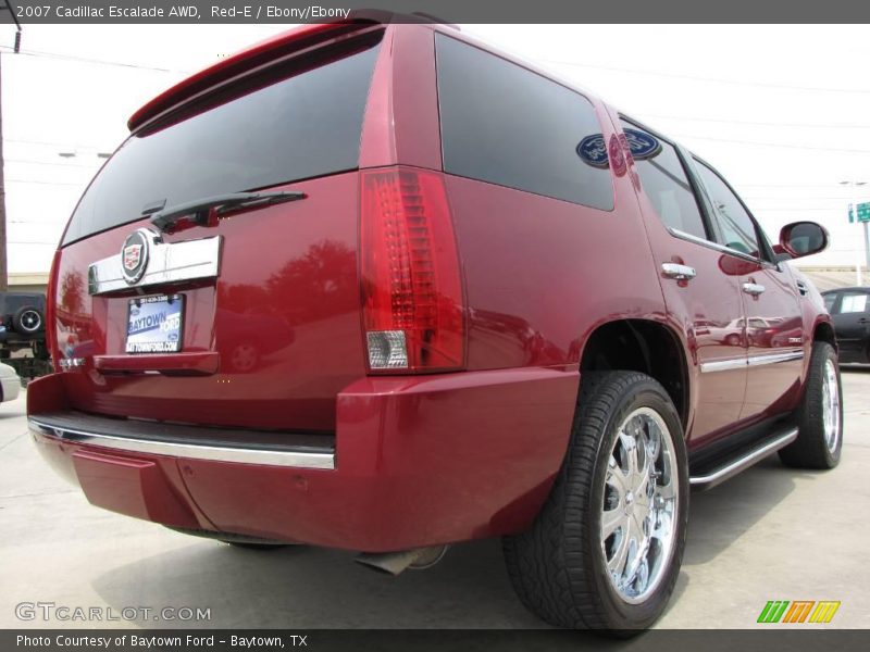 Red-E / Ebony/Ebony 2007 Cadillac Escalade AWD