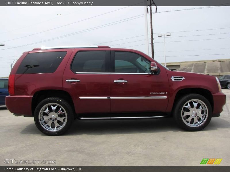 Red-E / Ebony/Ebony 2007 Cadillac Escalade AWD