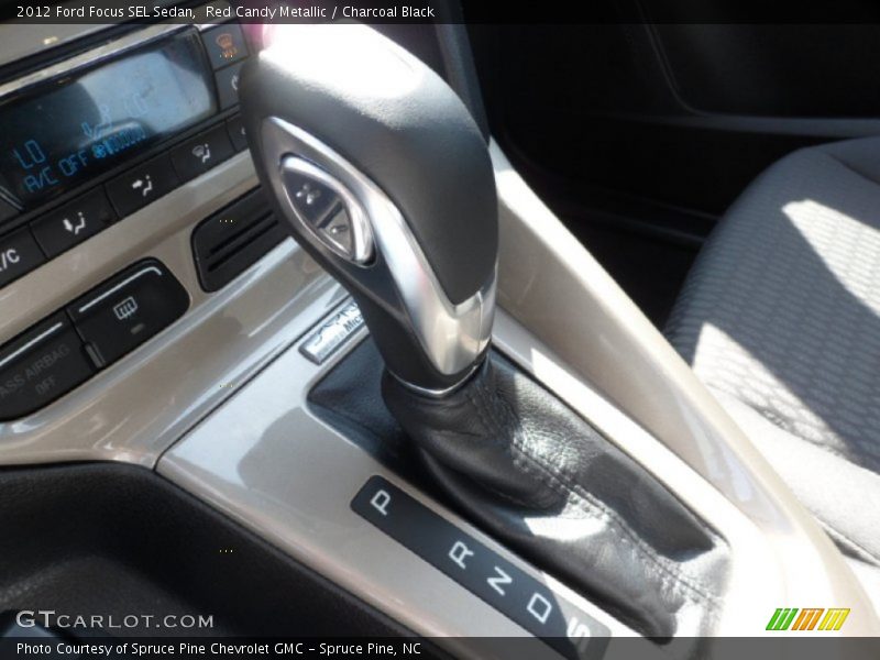 Red Candy Metallic / Charcoal Black 2012 Ford Focus SEL Sedan