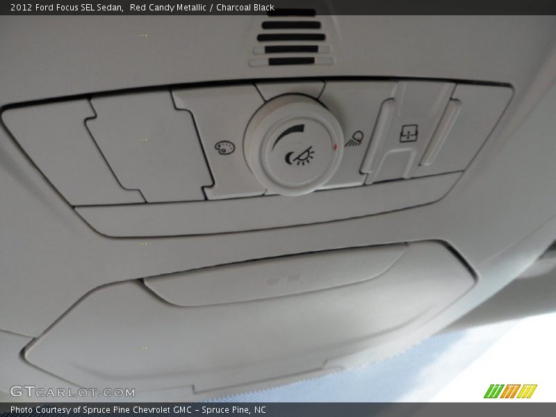 Red Candy Metallic / Charcoal Black 2012 Ford Focus SEL Sedan