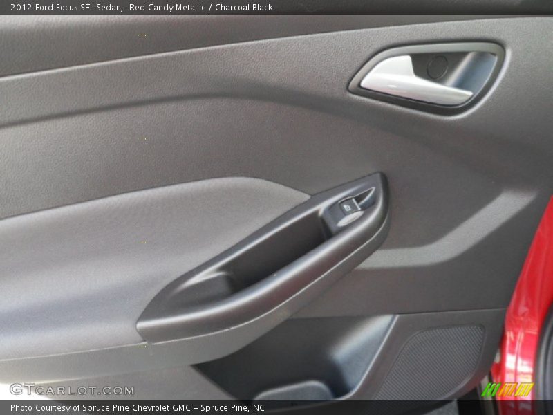 Red Candy Metallic / Charcoal Black 2012 Ford Focus SEL Sedan
