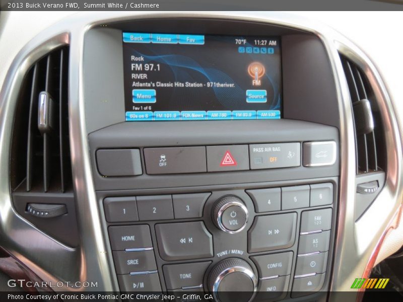 Controls of 2013 Verano FWD