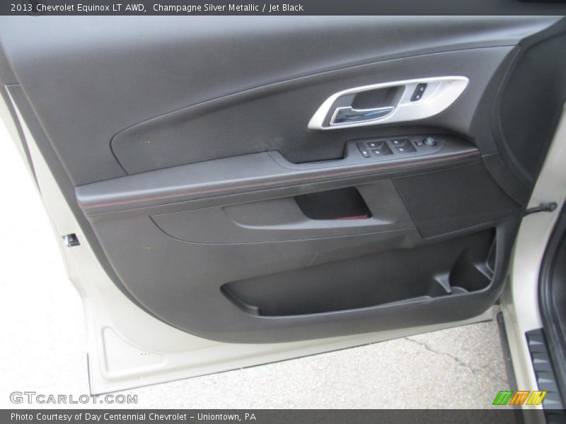 Champagne Silver Metallic / Jet Black 2013 Chevrolet Equinox LT AWD