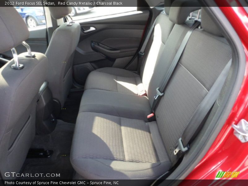 Red Candy Metallic / Charcoal Black 2012 Ford Focus SEL Sedan