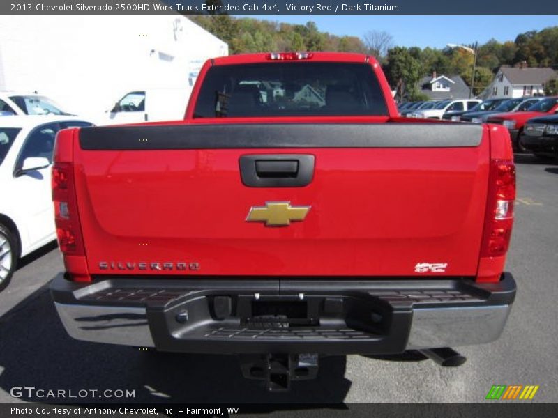 Victory Red / Dark Titanium 2013 Chevrolet Silverado 2500HD Work Truck Extended Cab 4x4
