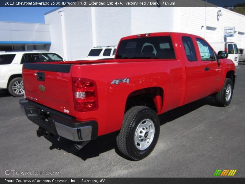  2013 Silverado 2500HD Work Truck Extended Cab 4x4 Victory Red