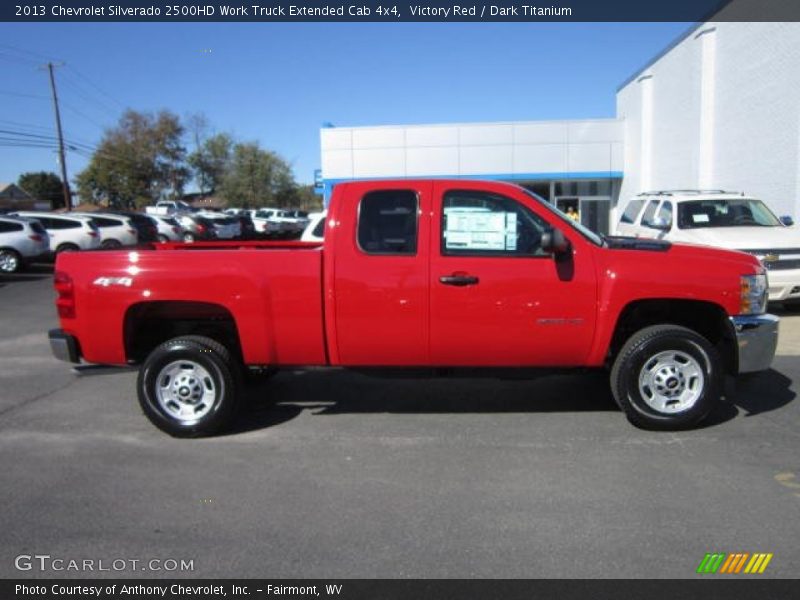 2013 Silverado 2500HD Work Truck Extended Cab 4x4 Victory Red