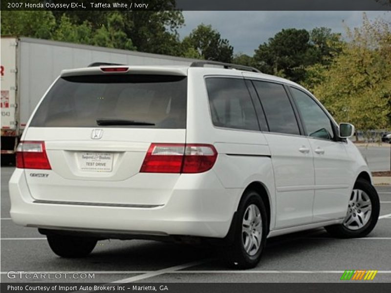 Taffeta White / Ivory 2007 Honda Odyssey EX-L