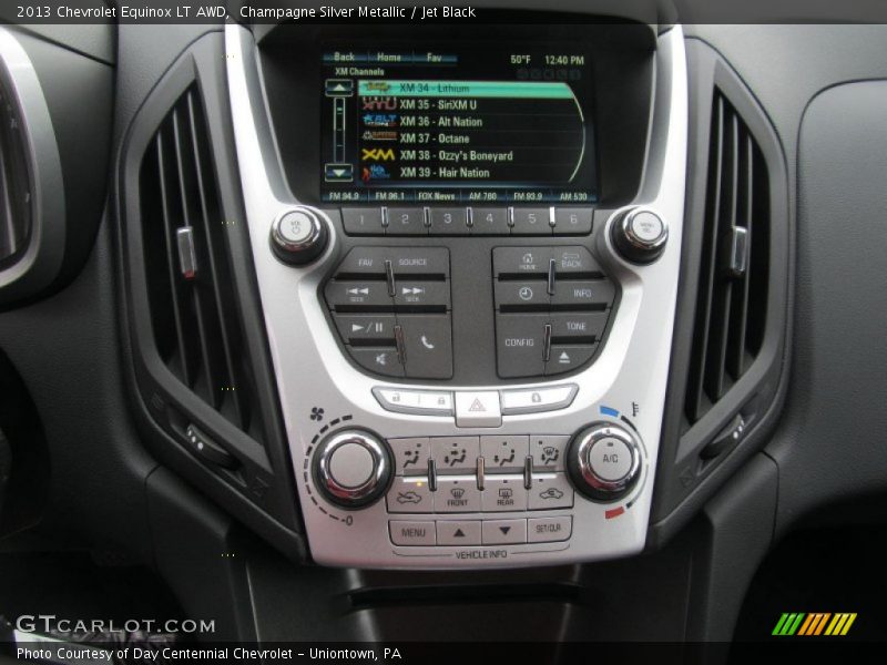Champagne Silver Metallic / Jet Black 2013 Chevrolet Equinox LT AWD