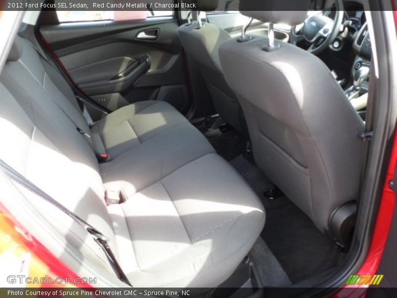 Red Candy Metallic / Charcoal Black 2012 Ford Focus SEL Sedan