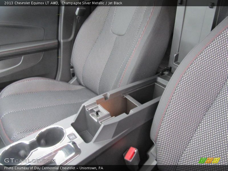 Champagne Silver Metallic / Jet Black 2013 Chevrolet Equinox LT AWD