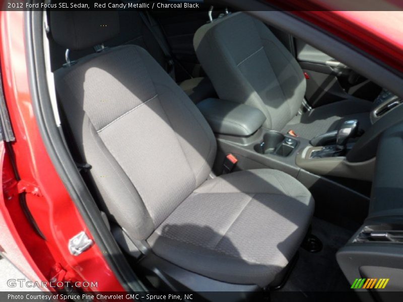 Red Candy Metallic / Charcoal Black 2012 Ford Focus SEL Sedan