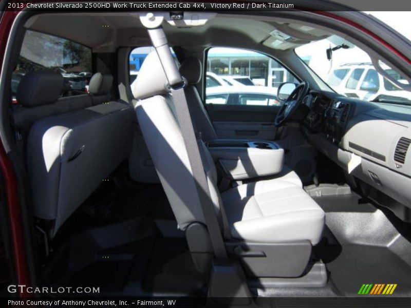 Victory Red / Dark Titanium 2013 Chevrolet Silverado 2500HD Work Truck Extended Cab 4x4