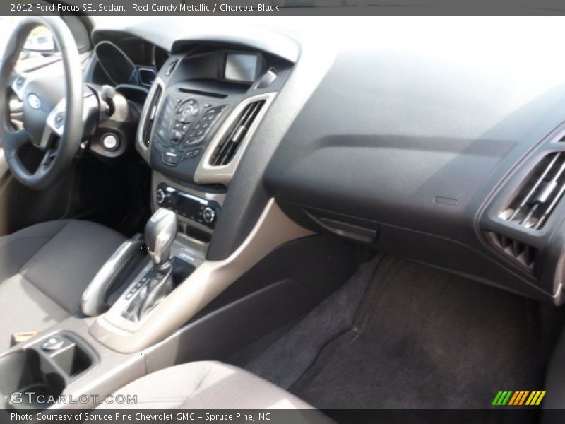Red Candy Metallic / Charcoal Black 2012 Ford Focus SEL Sedan