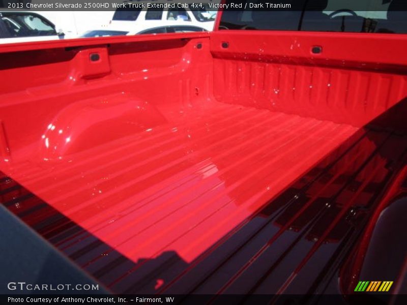 Victory Red / Dark Titanium 2013 Chevrolet Silverado 2500HD Work Truck Extended Cab 4x4