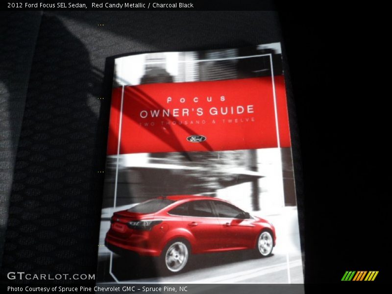 Red Candy Metallic / Charcoal Black 2012 Ford Focus SEL Sedan
