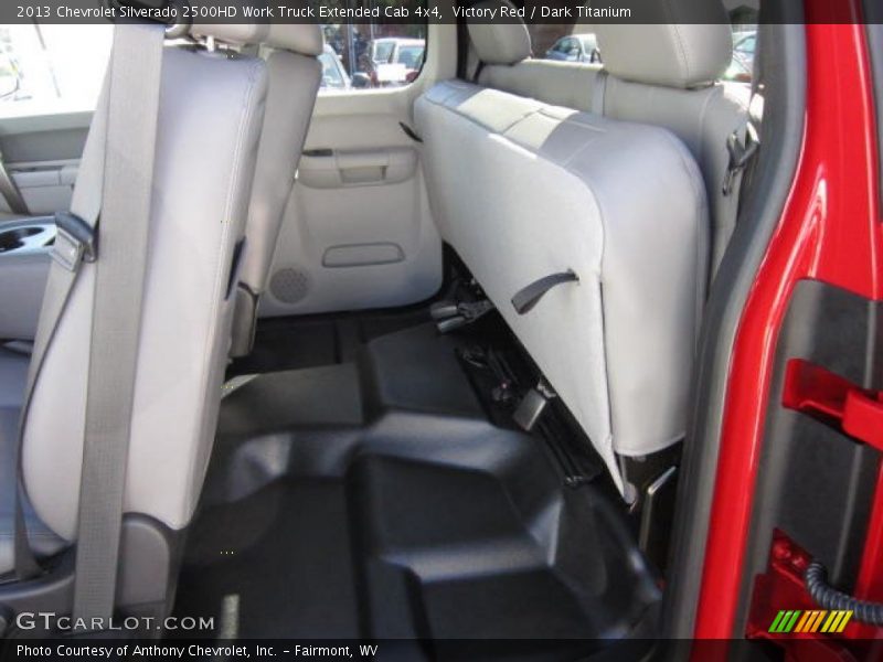 Victory Red / Dark Titanium 2013 Chevrolet Silverado 2500HD Work Truck Extended Cab 4x4