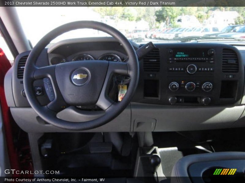 Dashboard of 2013 Silverado 2500HD Work Truck Extended Cab 4x4