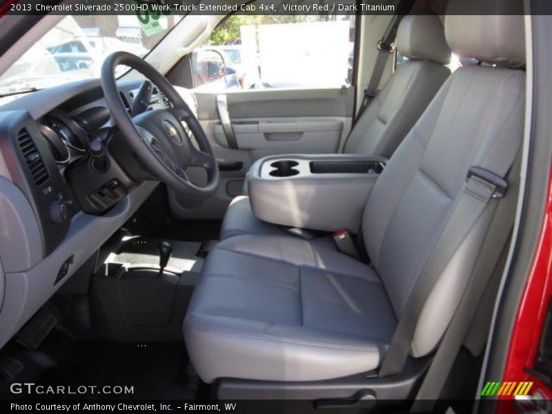 Victory Red / Dark Titanium 2013 Chevrolet Silverado 2500HD Work Truck Extended Cab 4x4