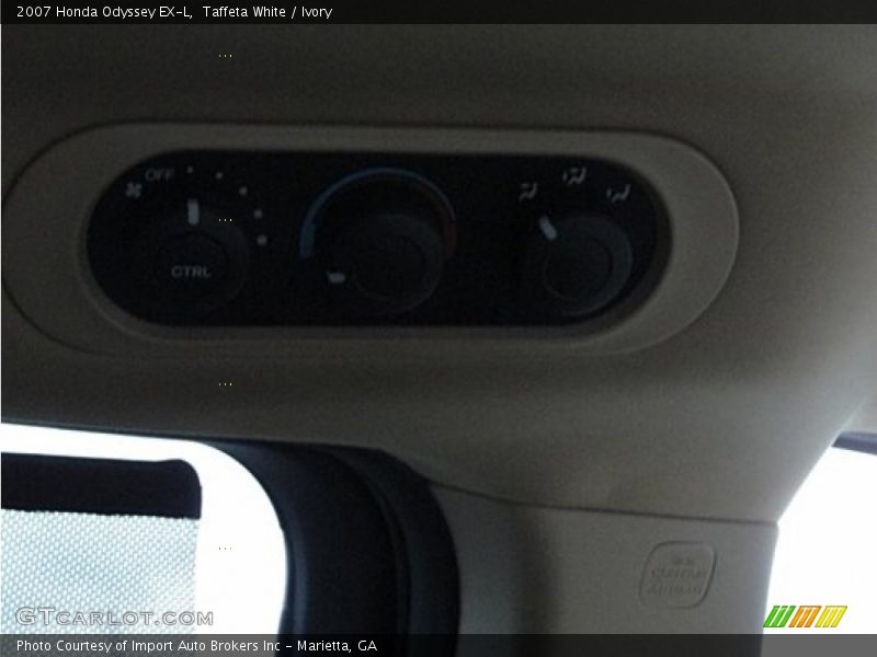 Taffeta White / Ivory 2007 Honda Odyssey EX-L