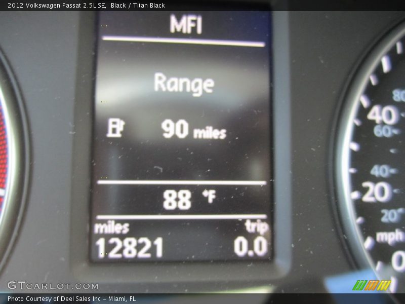 Black / Titan Black 2012 Volkswagen Passat 2.5L SE
