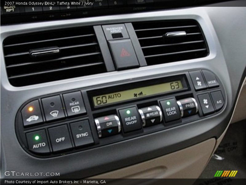 Taffeta White / Ivory 2007 Honda Odyssey EX-L