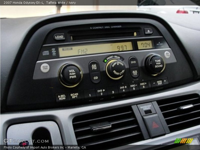 Taffeta White / Ivory 2007 Honda Odyssey EX-L