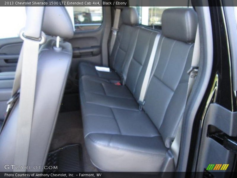 Rear Seat of 2013 Silverado 1500 LTZ Extended Cab 4x4