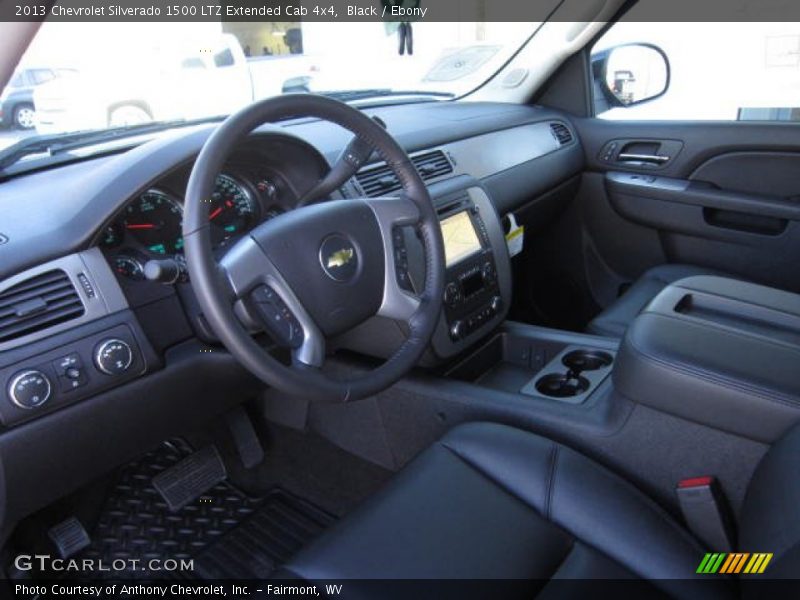 Black / Ebony 2013 Chevrolet Silverado 1500 LTZ Extended Cab 4x4