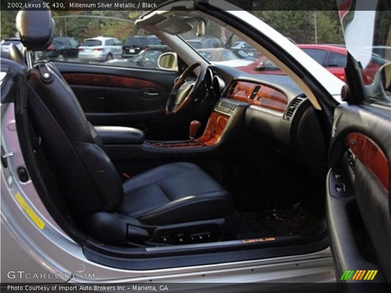 Millenium Silver Metallic / Black 2002 Lexus SC 430