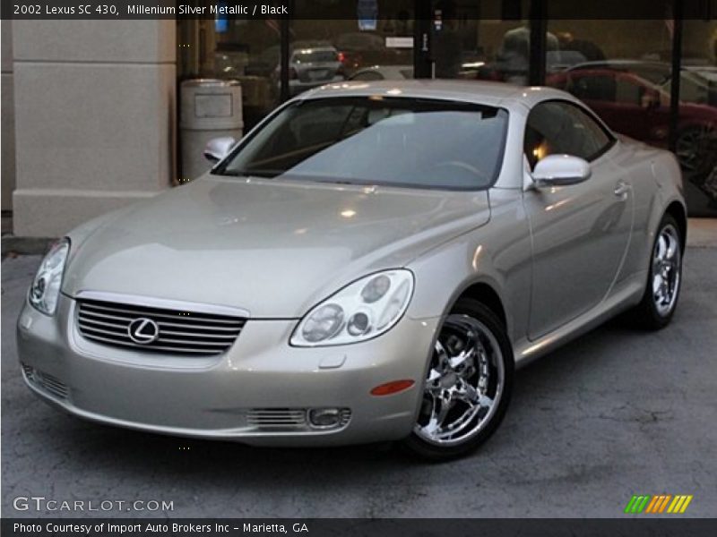 Millenium Silver Metallic / Black 2002 Lexus SC 430