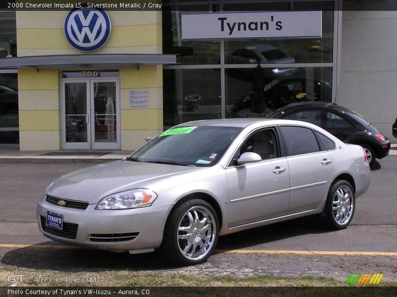 Silverstone Metallic / Gray 2008 Chevrolet Impala LS