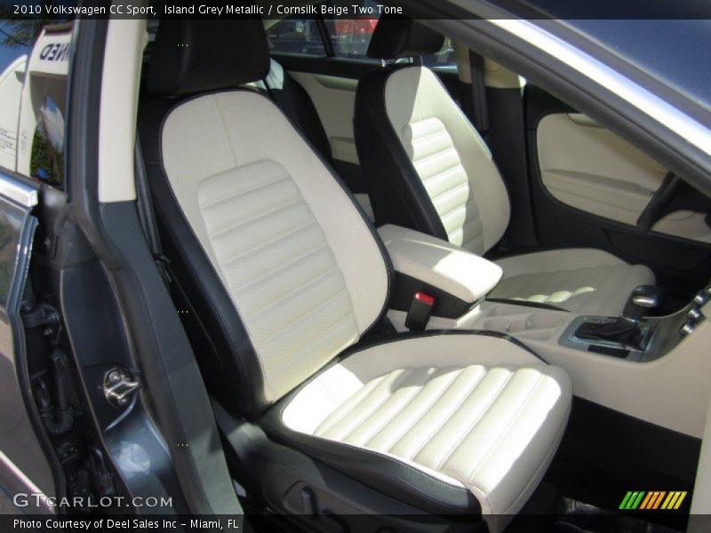 Island Grey Metallic / Cornsilk Beige Two Tone 2010 Volkswagen CC Sport