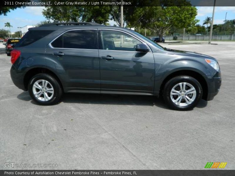 Cyber Gray Metallic / Light Titanium/Jet Black 2011 Chevrolet Equinox LT