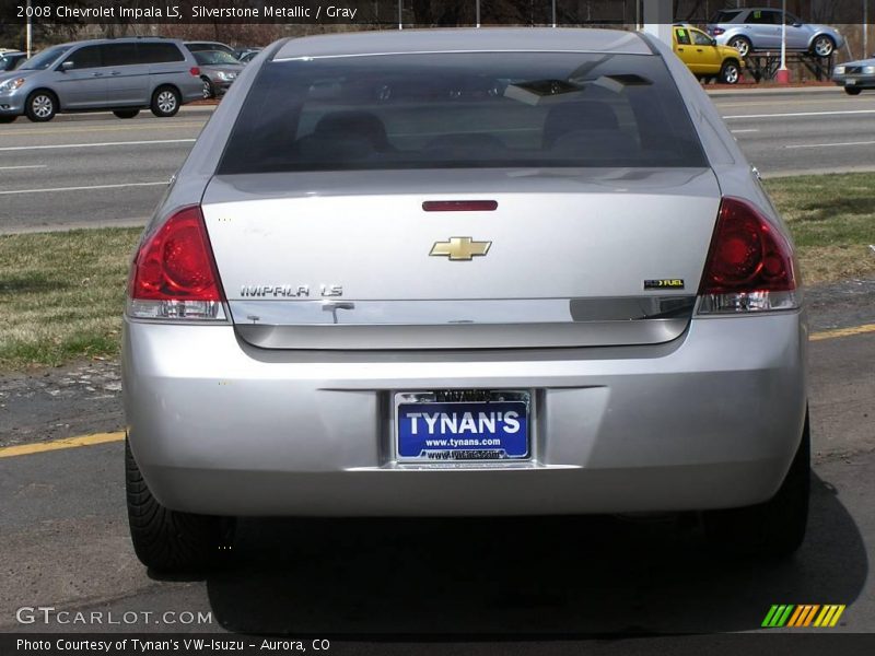 Silverstone Metallic / Gray 2008 Chevrolet Impala LS