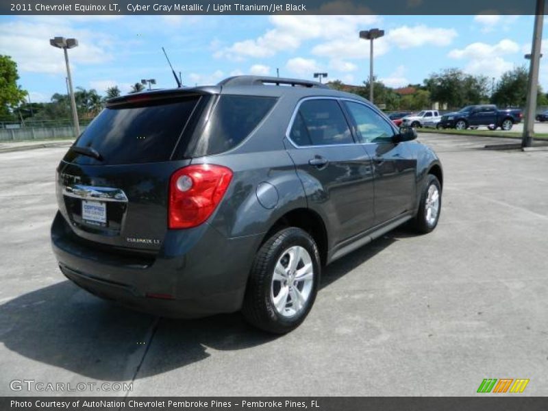 Cyber Gray Metallic / Light Titanium/Jet Black 2011 Chevrolet Equinox LT