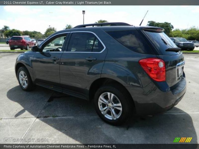 Cyber Gray Metallic / Light Titanium/Jet Black 2011 Chevrolet Equinox LT
