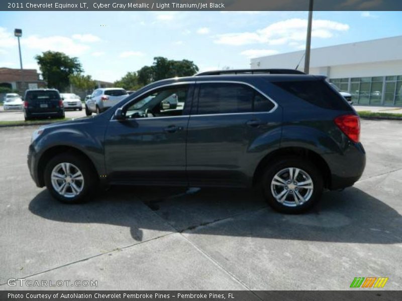 Cyber Gray Metallic / Light Titanium/Jet Black 2011 Chevrolet Equinox LT