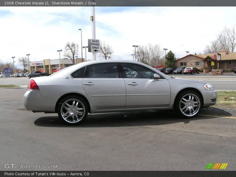 Silverstone Metallic / Gray 2008 Chevrolet Impala LS