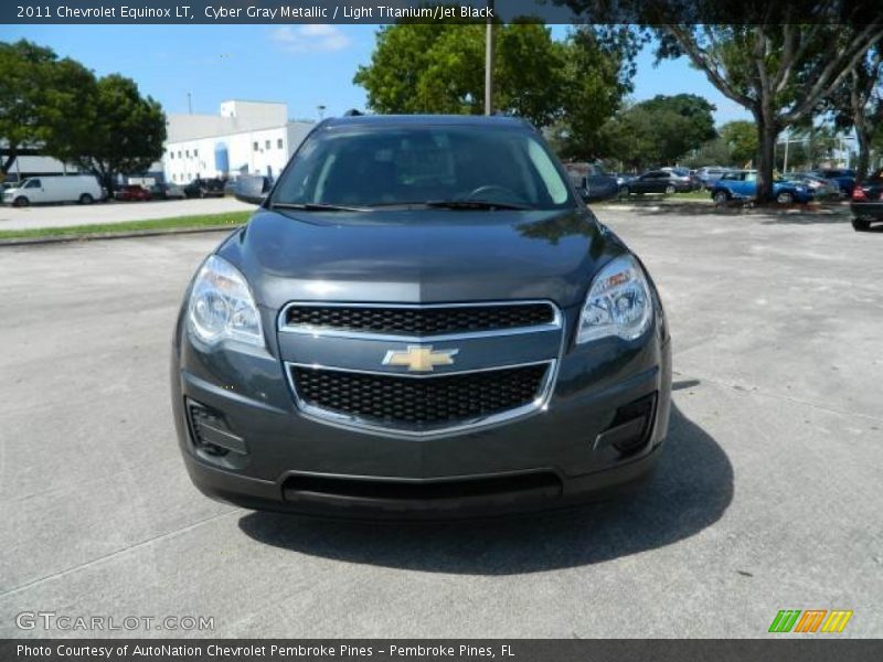 Cyber Gray Metallic / Light Titanium/Jet Black 2011 Chevrolet Equinox LT