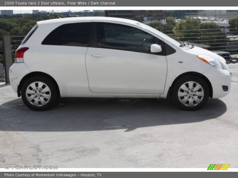 Polar White / Dark Charcoal 2009 Toyota Yaris 3 Door Liftback