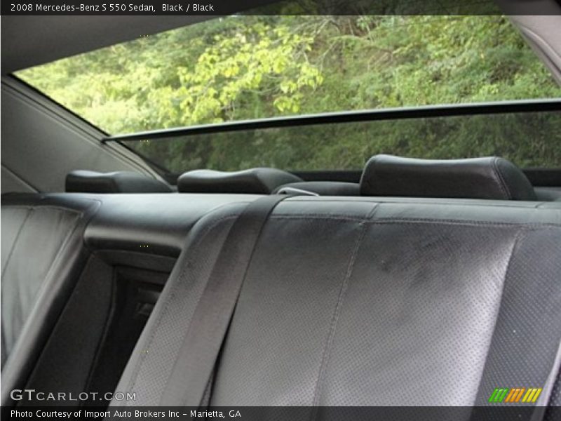 Black / Black 2008 Mercedes-Benz S 550 Sedan