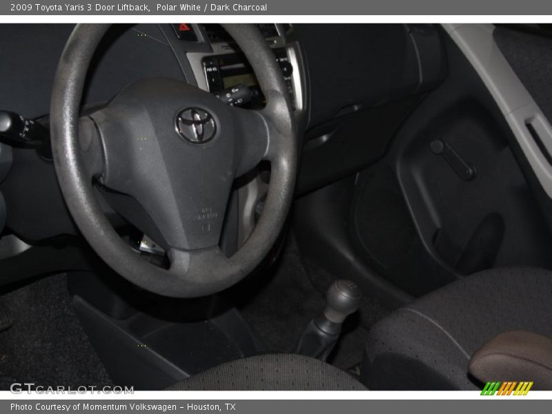 Polar White / Dark Charcoal 2009 Toyota Yaris 3 Door Liftback