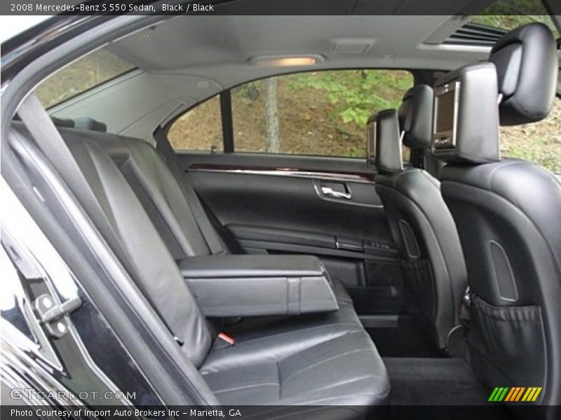 Black / Black 2008 Mercedes-Benz S 550 Sedan