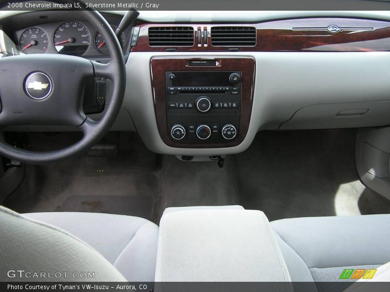 Silverstone Metallic / Gray 2008 Chevrolet Impala LS