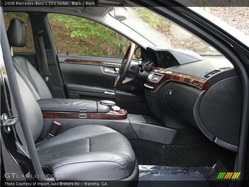Black / Black 2008 Mercedes-Benz S 550 Sedan