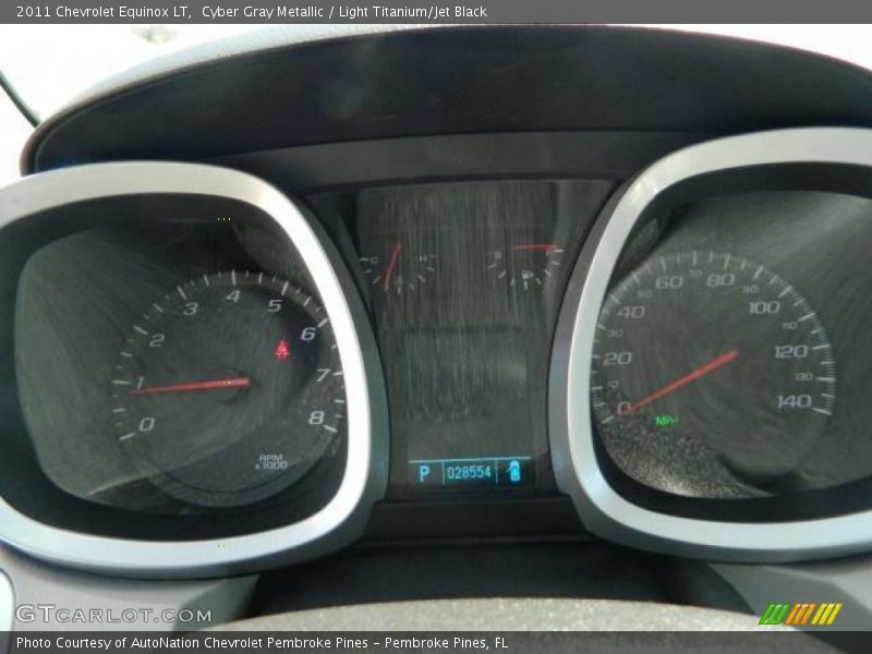Cyber Gray Metallic / Light Titanium/Jet Black 2011 Chevrolet Equinox LT
